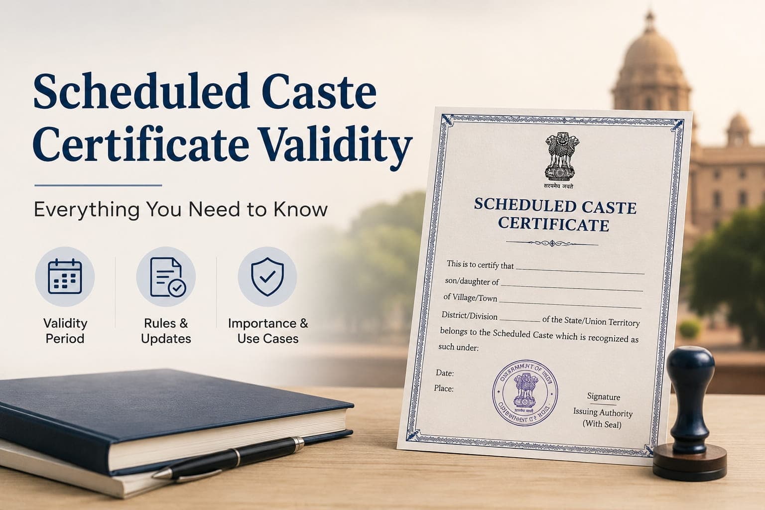 Scheduled Caste Certificate validity
