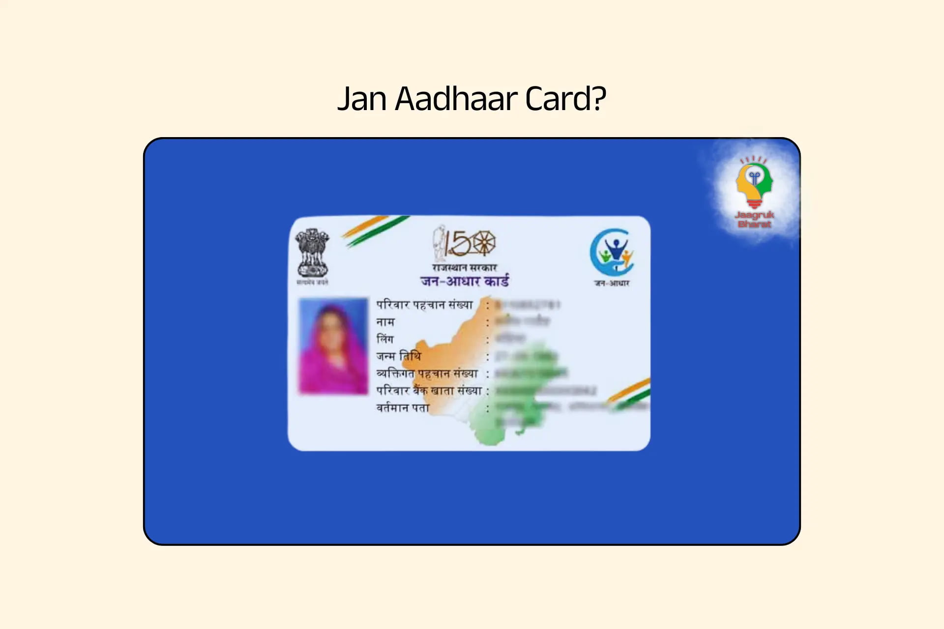 Jan Aadhaar Card