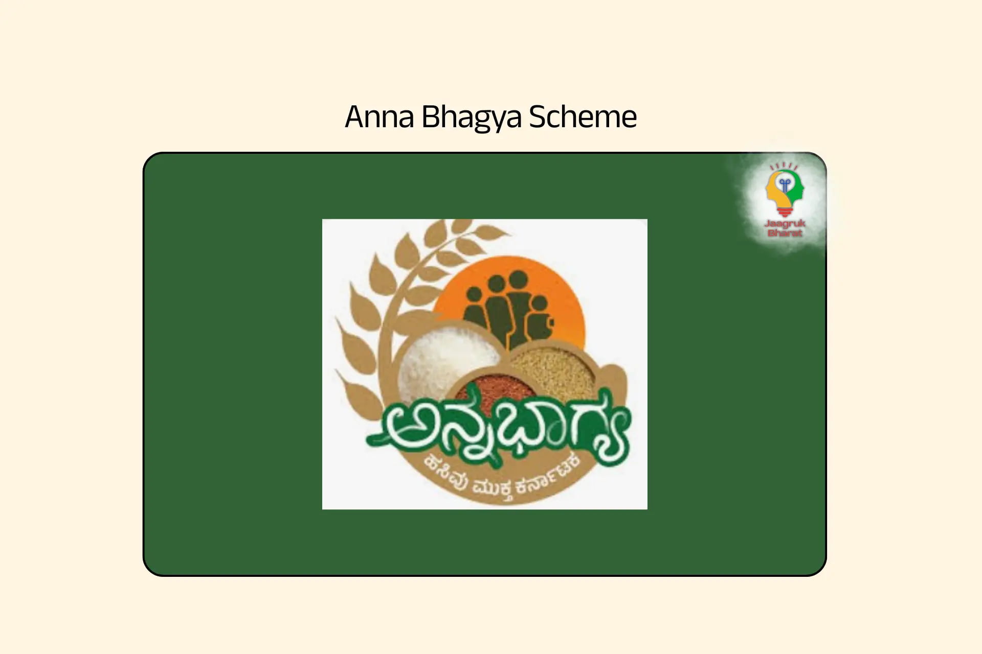 Karnataka Anna Bhagya Scheme