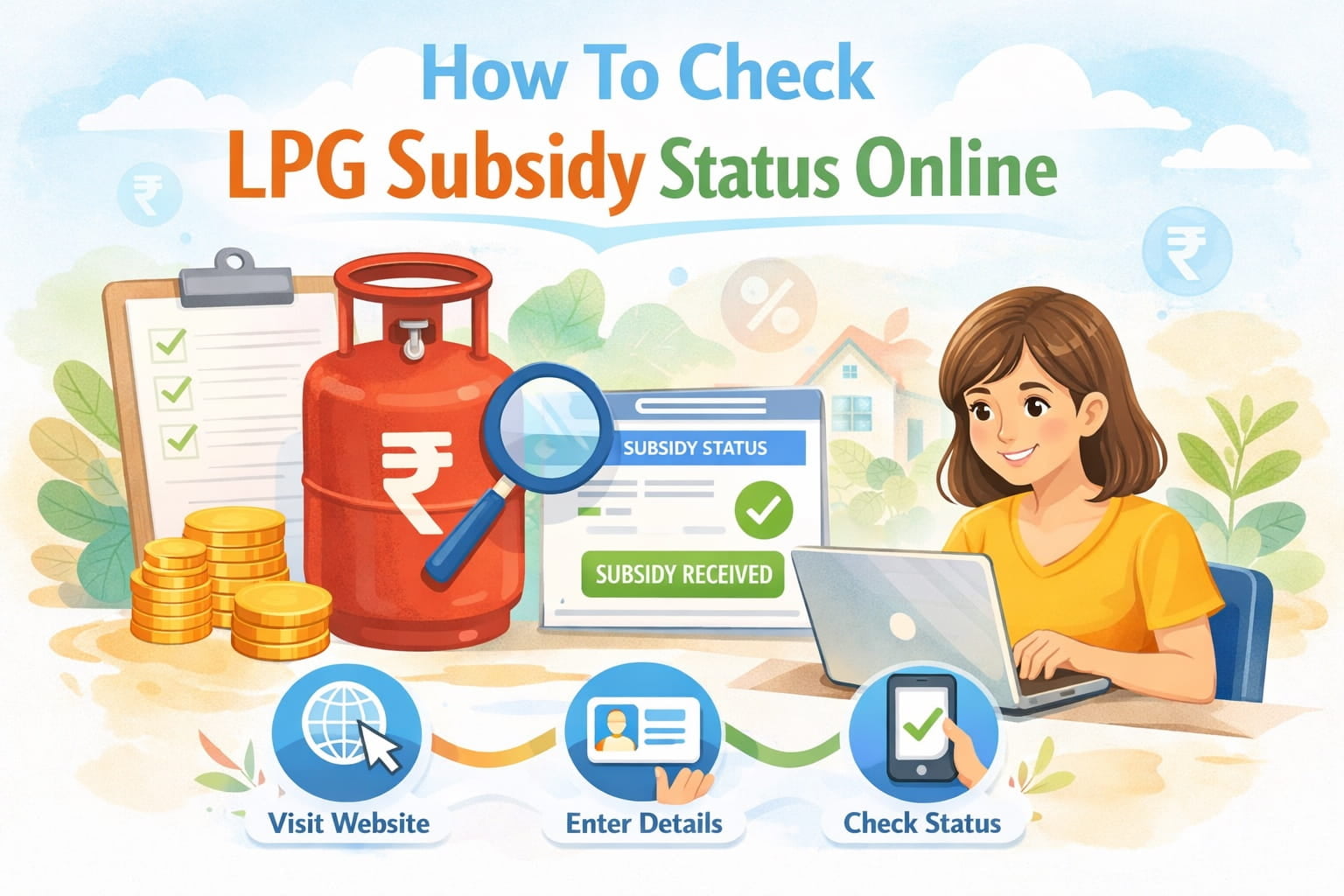 Check LPG Subsidy Status Online