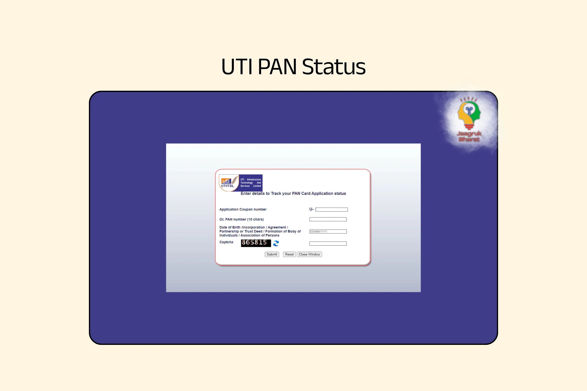 How to check pan card status